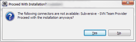 Proceed With Installation?
